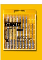 DEWALT Stichsaegeblaetter-Set 10-tlg. Holz