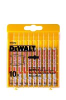 DEWALT Stichsaegeblaetter-Set 10-tlg. Metall