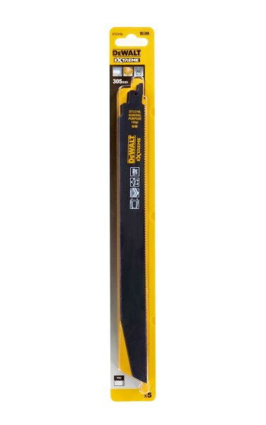 DEWALT Saebelsaegeblatt BIM Multi 305mm 5Stk