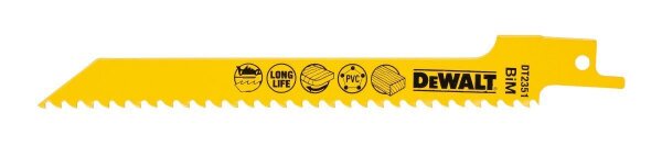 DEWALT Saebelsaegeblatt BIM Holz 152mm 5Stk