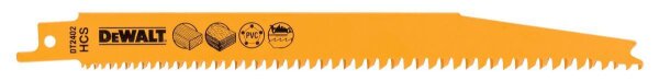 DEWALT Saebelsaegeblatt HCS Holz 203mm 5Stk