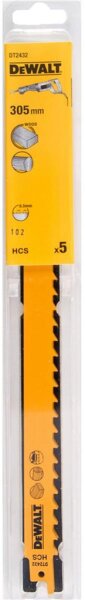 DEWALT Saebelsaegeblatt HCS Holz 305mm 3TPI