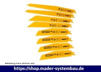 DEWALT Saebelsaegeblaetter BIM, Set 8-tlg.