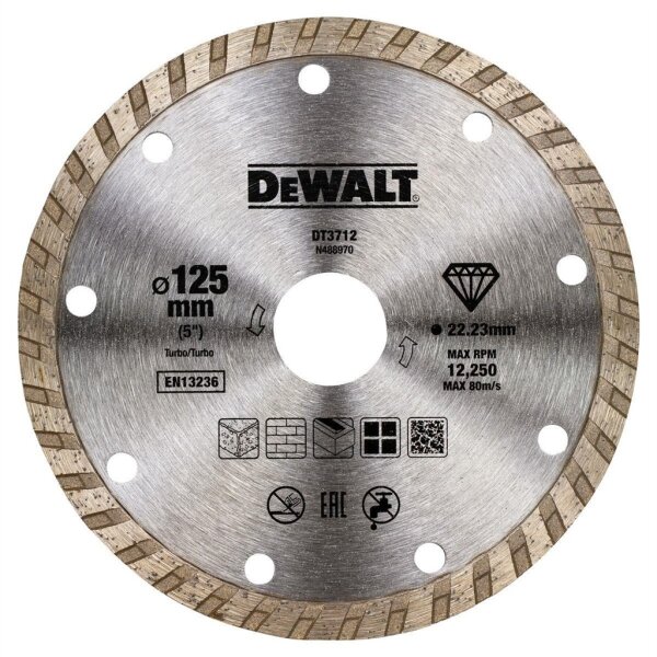 DEWALT Diamanttrennscheibe Eco1 Turbo 125mm
