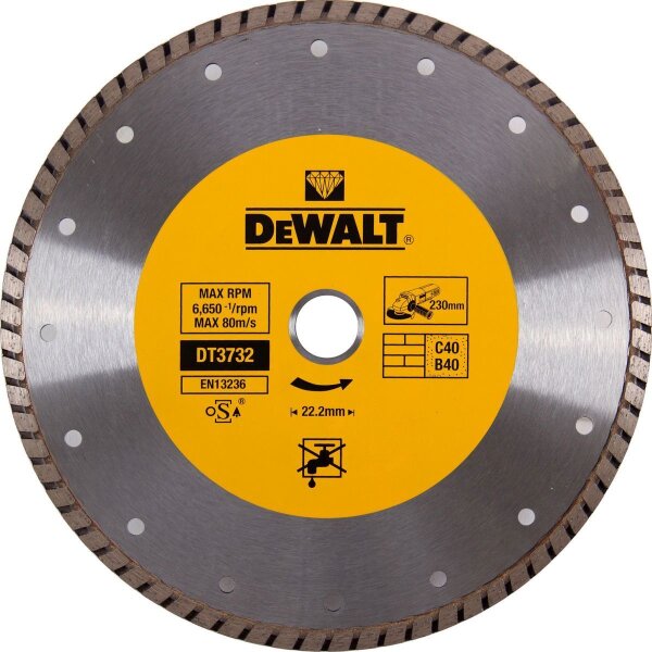 DEWALT Diamanttrennscheibe Eco1 Turbo 230mm