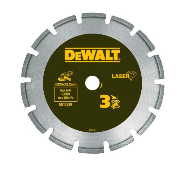 DEWALT Diamanttrennscheibe LaserHP3 230mm