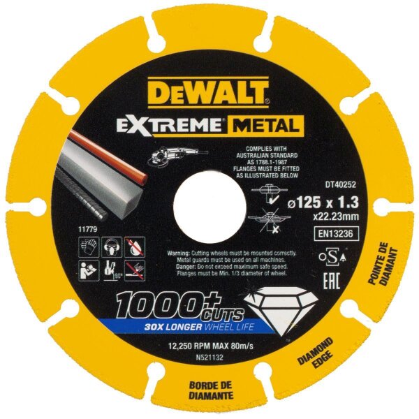 DEWALT Diamanttrennscheibe 125x1.3mm