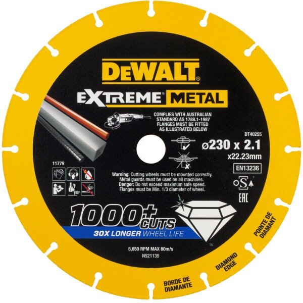 DEWALT Diamanttrennscheibe 230x2.1mm
