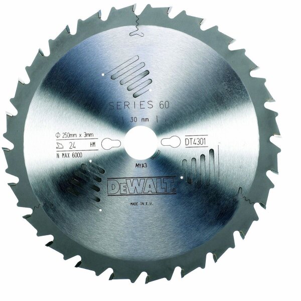 DEWALT Kreissaegeblatt stat. 350/30mm 36FZ