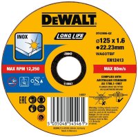 DEWALT Trennscheibe 125x1,6x22,23 mm Inox