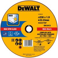DEWALT Trennscheibe 230x1,9x22,23 mm Inox