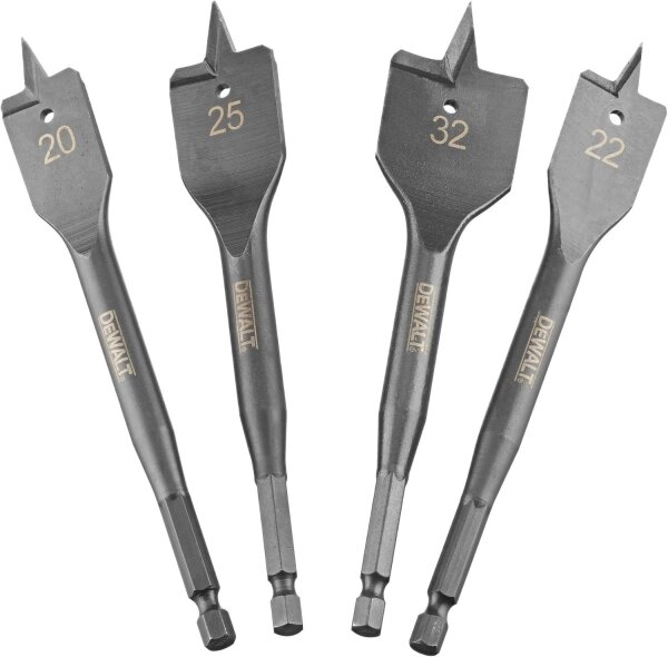 DEWALT Holz-Fraesbohrer-Set 4-tlg.