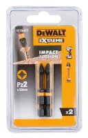 DEWALT Torsion Bit schlagf. Pz2 50mm 2Stk