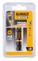 DEWALT Torsion Bit schlagf. Ph2 50mm 2Stk