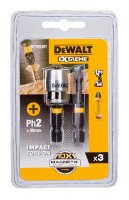 DEWALT Bit-Set 3-tlg. schlagf. Ph2 50mm