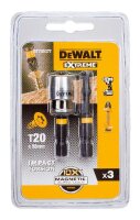 DEWALT Bit-Set 3-tlg. schlagf. T20 50mm