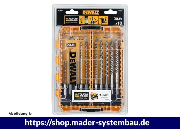 DEWALT 10tlg. Midisafe SDS-plus ToughCase+