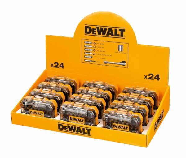 DEWALT Thekendisplay Schrauber-Set 12xDT71516M