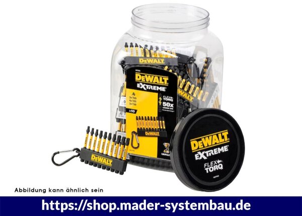 DEWALT Flexvolt KeyRing Mix Torx 57mm 10-tlg