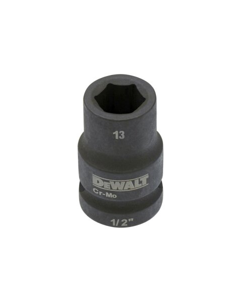 DEWALT Steckschluessel kurz 13mm 1/2 Schlagfest