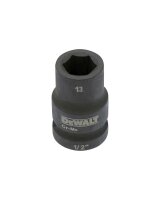 DEWALT Steckschluessel kurz 13mm 1/2 Schlagfest