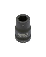 DEWALT Steckschluessel kurz 14mm 1/2 Schlagfest