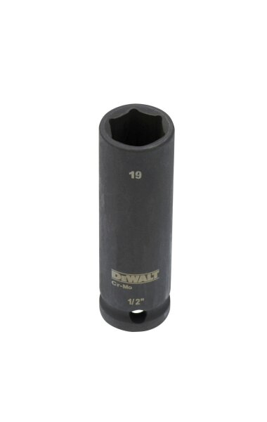 DEWALT Steckschluessel Lang 19mm 1/2 schlagfest