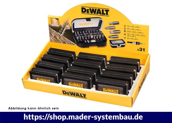 DEWALT Bit-Set 31-tlg, VE 12 Stk in Display