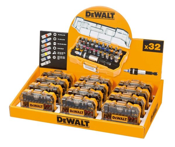 DEWALT Thekendisplay Schrauber-Bits 12xDT7969