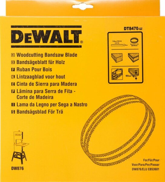 DEWALT Bandsaegebl 2215x4x0,6mm 1,8mm
