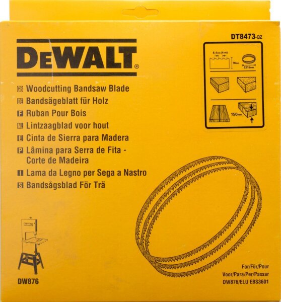 DEWALT Bandsaegebl 2215x16x0,6mm 6,4mm