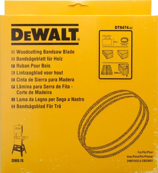 DEWALT Bandsaegebl 2215x20x0,6mm 6,4mm