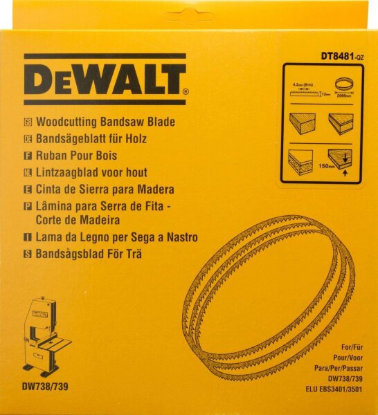 DEWALT Bandsaegebl 2095x12x0,6mm 4,2mm