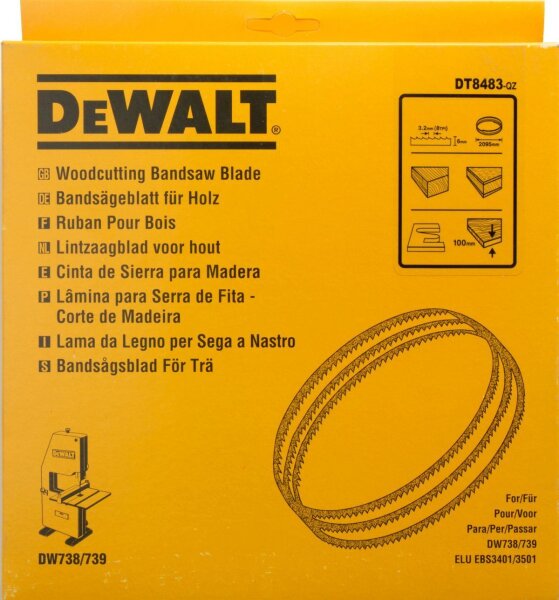 DEWALT Bandsaegebl 2095x6x0,6mm 3,2mm