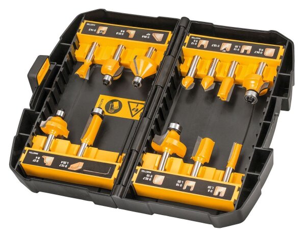 DEWALT Fraeser-Set 12-tlg