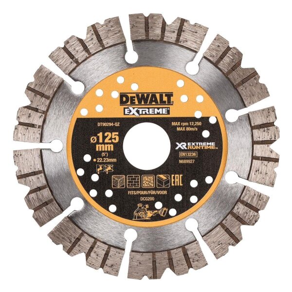 DEWALT Diamant-Fraesscheibe 125x22,23mm