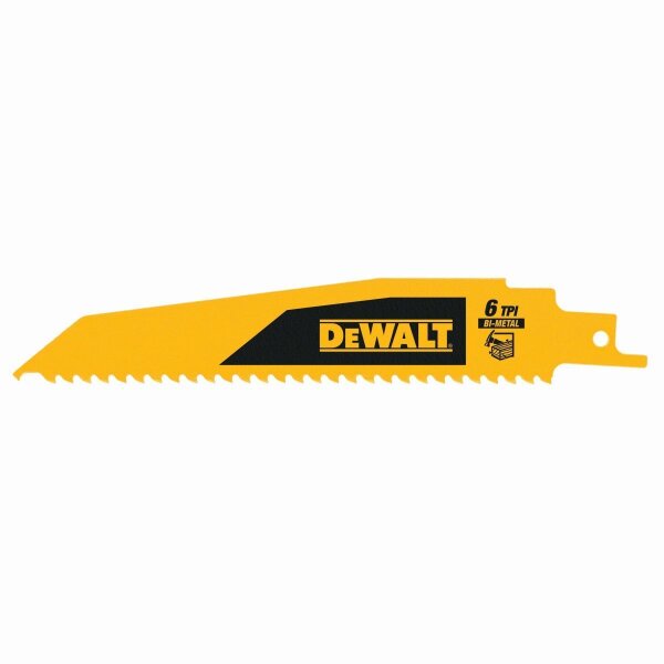 DEWALT Saebelsaegeblatt BIM Holz 152mm 6TPI