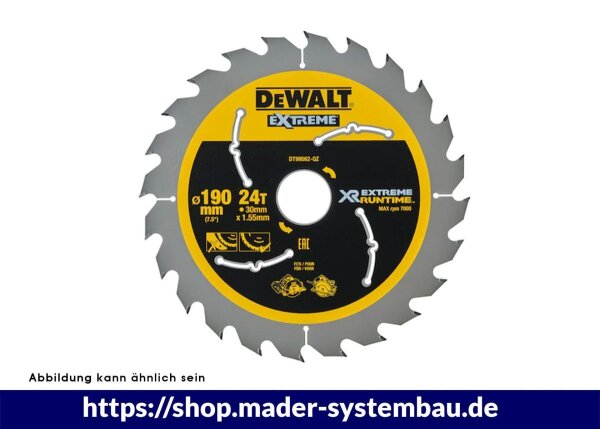 DEWALT Flexvolt Kreissaegeblatt Handkr. 190/30mm 24WZ/FZ