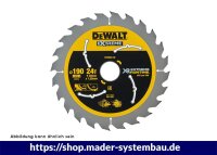 DEWALT Flexvolt Kreissaegeblatt Handkr. 190/30mm 24WZ/FZ
