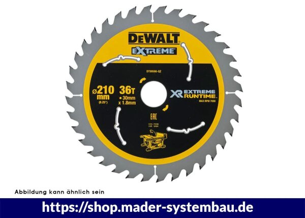 DEWALT Flexvolt Kreissaegeblatt stat. 210/30mm 36WZ/FZ