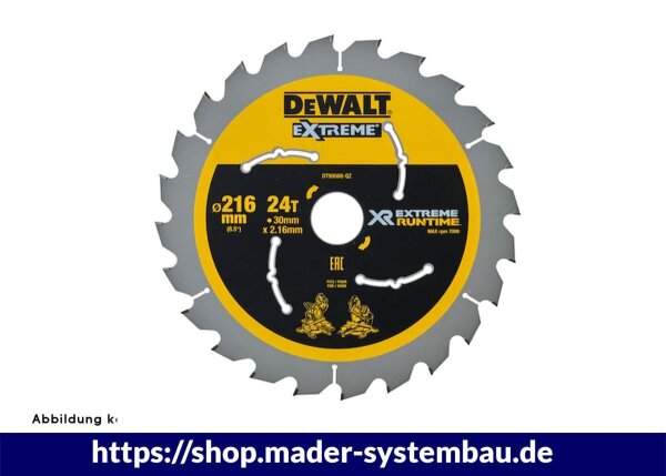 DEWALT Flexvolt Kreissaegeblatt stat. 216/30mm 24WZ/FZ