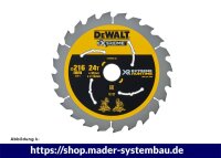 DEWALT Flexvolt Kreissaegeblatt stat. 216/30mm 24WZ/FZ