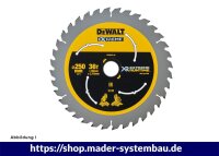 DEWALT Flexvolt Kreissaegeblatt stat. 250/30mm 36WZ/FZ