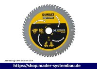 DEWALT Flexvolt Kreissaegeblatt stat. 250/30mm 60WZ/FZ