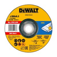 DEWALT Schruppscheibe 180x6x22,23 mm Inox