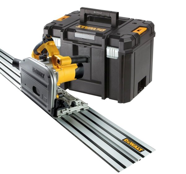 DEWALT Tauchkreissaegenset inkl Fuehrungsschien