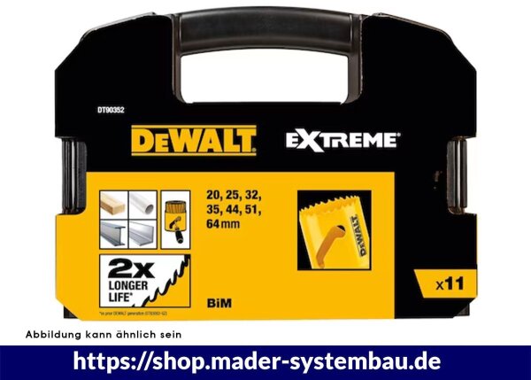 DEWALT Lochsaegen-Set BIM Elektriker, 11-tlg.