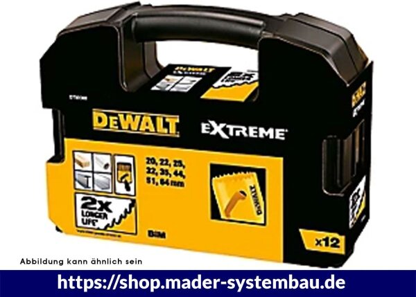 DEWALT Lochsaegen-Set BIM Universal, 12-tlg.
