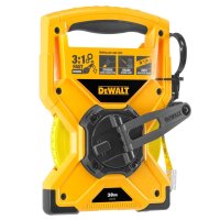 DEWALT Rahmenbandmaß Fiberglas 30m