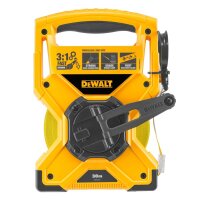 DEWALT Rahmenbandmaß Fiberglas 30m